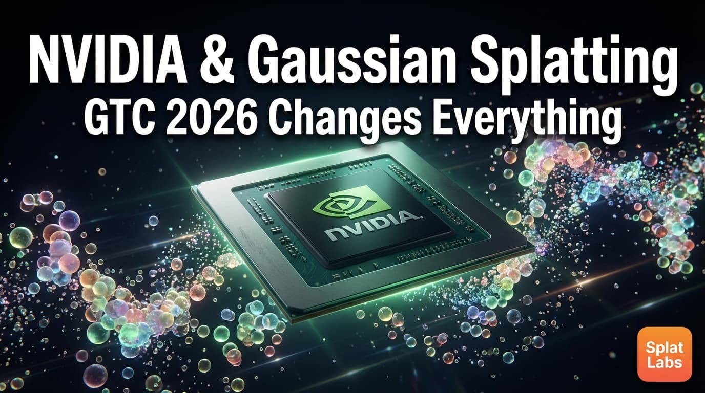 NVIDIA Just Put Gaussian Splatting on the GTC Main Stage — Here's What It Means